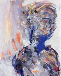 David Bowie, right hand panel of Diptych, 2000